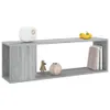 vidaXL Armoire TV Gris Sonoma 100x24x32 cm Bois composite - Voir les images du produit 5