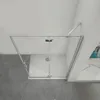 Aica Walk in dusche 120x195cm Duschwand 6mm Nano-ESG 30cm Produktbild-Vorschau 3