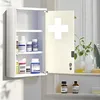 Theo&Cleo Medizinschrank Edelstahl abschließbar Produktbild-Vorschau 2