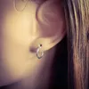 925 Sterling Silber Creolen Ohrringe Stärke 1,2mm mit Produktbild-Vorschau 2