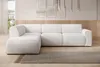 AX LIVING Canapé forme L Didim Blanc - 292 cm, élégant & Voir les images du produit 2
