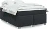 The Living Store Boxspringbett mit Matratze Schwarz 140x200 Produktbild-Vorschau 2