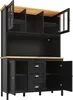 Flieks Küche Hochschrank mit Led, Küchenschrank mit Produktbild-Vorschau 9