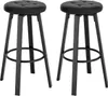 Barhocker – Anthrazit – Ergonomisch – Mit Rückenlehne – Produktbild-Vorschau 1