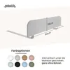 regalik barierka zabezpieczająca łóżeczko 90x20 cm - biała Podgląd zdjęcia produktu 3