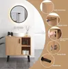EUGAD Waschbeckenunterschrank mit Tür, im Badezimmer, Produktbild-Vorschau 4