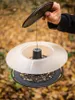 Krmítko pro ptáky BIRDYFEED ROUND šedý kámen 29,4cm Náhled obrázku produktu 5