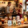 3D Weihnachtsgl?ser 6er Set, 300 Ml Stiellos Schneeflocken Produktbild-Vorschau 4