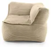 LUMALAND Pouf modulaire d'angle droit en velours côtelé Voir les images du produit 2