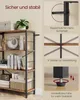 VASAGLE Bücherregal, Standregal mit 4 Ebenen, 30 x 120 x Produktbild-Vorschau 5