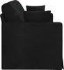 vidaXL Sofa Schwarz 198 x 78 x 80 cm Samt Produktbild-Vorschau 5