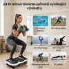 Extralink vibrační plošina 200W pro fitness a trénink bílá Náhled obrázku produktu 3