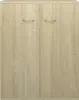 vidaXL Príborník Sonoma Dub 60x30x75 cm odvodený výrobok z Náhľad obrázku produktu 5