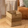 Korb "ninon" schilf beige 38x38cm  - Atmosphera créateur Produktbild-Vorschau 4