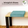 Bankauflage Klemmkissen 1 Leiste, Cord Stoff extra Produktbild-Vorschau 7