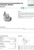 A product shot of an automatic air vent with accompanying technical specifications and diagrams. Anteprima dell’immagine prodotto