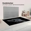 KitchenYeah© Herdabdeckplatte Katze - Licht - Schwarz , Produktbild-Vorschau 3