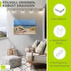 ARTland Wandbild Alu für Innen & Outdoor Strand mit Produktbild-Vorschau 2