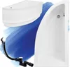 Wanna Akrylowa Zestaw 4w1 Asymetryczna 140x70 Prawa Biała + Podgląd zdjęcia produktu 2