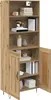 vidaXL Highboard 2 pcs Artisan-Eiche Holzwerkstoff Produktbild-Vorschau 3