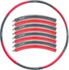 Baenger Hula Hoop Reifen Fitness Bauchtrainer Grau Rot Produktbild-Vorschau 8
