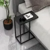 COSTWAY Tavolino a C per divano e letto, tavolino da divano Anteprima dell’immagine prodotto 7