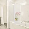 Sprchový paraván Izrielar 120 × 140 cm, trojdílný skládací Náhled obrázku produktu 10