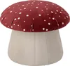 A mushroom-shaped pouf on a white background. Produktbild-Vorschau
