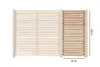 A wooden fence panel with dimensions indicated. Produktbild-Vorschau