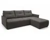 AX LIVING Ecksofa Damascus Dunkelgrau mit Schlaffunktion Produktbild-Vorschau 3