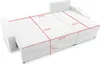Ecksofa mit schlaffunktion universelle Seite , Sofa DORMA Produktbild-Vorschau 6