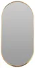 Goldener ovaler Wandspiegel 50x25 cm Produktbild-Vorschau 10