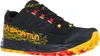 Trailrunning-Schuh "Lycan II" von La Sportiva in Schwarz mit gelben und roten Akzenten. Productafbeelding-voorbeeld