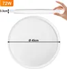 XINZI 72W LED Plafonierka do pomieszczeń wilgotnych Ø48cm Podgląd zdjęcia produktu 2