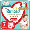 PAMPERS Premium Care Pants vel. 7 (36 ks) Produktbild-Vorschau 1