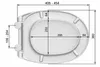 Asiento de inodoro Ramm, compatible con Villeroy & Boch Vista previa de la imagen del producto 8