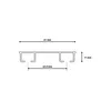 SN DECO - Objektschiene LM Set, 2 läufig, schwarz, 250 cm, Produktbild-Vorschau 7