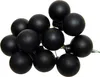 Weihnachtskugeln am Draht 2cm Glas 144 Stück - Schwarz matt Produktbild-Vorschau 1