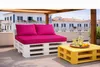 Palettenkissen Set 120 x 80 x 10 cm + 2 x 50 x 40 cm – Produktbild-Vorschau 2