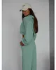Jogginganzug Damen Trainingsset OVERSIZE – Hoodie & Produktbild-Vorschau 3