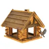 MAZUR Vogelfutterhaus aus massivem Holz 38 cm x 39,5 cm x Produktbild-Vorschau 1