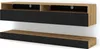 TV Lowboard Duo 160 cm závesný Artisan dub / čierny mat bez Náhľad obrázku produktu 1