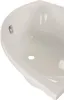 Close-up view of the interior of a white corner bathtub. Podgląd zdjęcia produktu