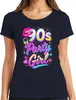 90s Party Girl Neon Lippen Kopfhörer Herzen Sterne Retro Produktbild-Vorschau 6