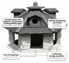 Mucola Vogelhaus Vogelfutterhaus Holz Vogelvilla Produktbild-Vorschau 5