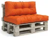 Lot coussins extérieur pour palette orange 120x80 Voir les images du produit 1