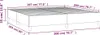 vidaXL Boxspringbettgestell Dunkelbraun 200x200 cm Stoff Produktbild-Vorschau 7