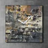 Coloray Uhr auf Leinwand 30x30 cm Wand Uhr Dekoration Produktbild-Vorschau 2