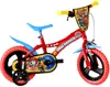 A red Paw Patrol children's bicycle with training wheels is shown against a white background. Produktbild-Vorschau