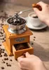 Manuelle Kaffeemühle Gewürzmühle Holz Robust Traditionell Produktbild-Vorschau 3